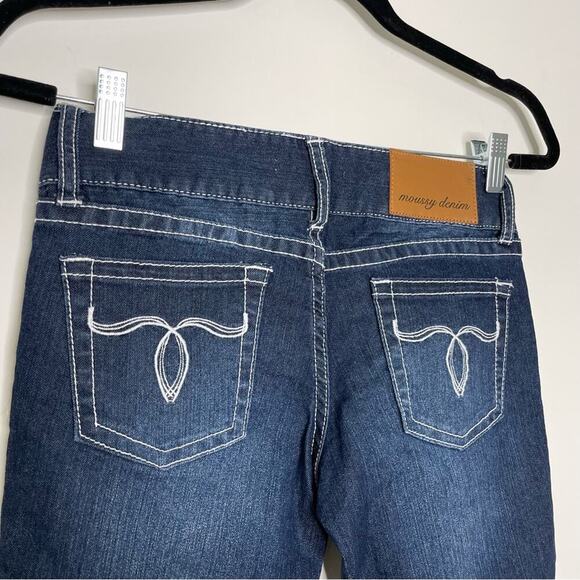 MOUSSY Dark Wash Blue Skinny Jeans 25 - Picture 8 of 10